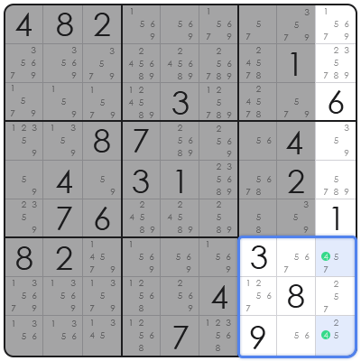 sudoku hidden triple